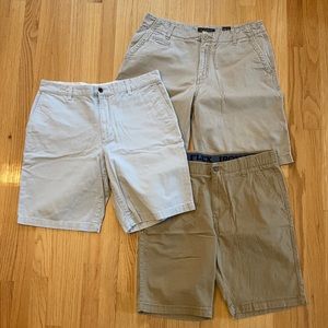 Men’s 34 Khaki Shorts Lot